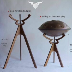 پایه هندپن (هنگدرام) چوبی ثابت ایستاده